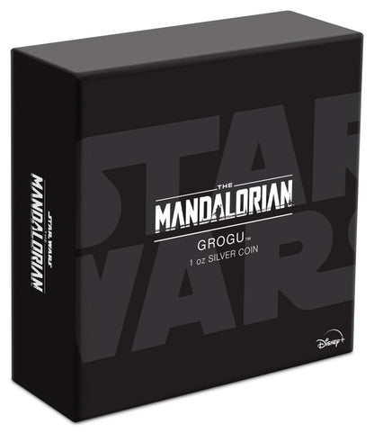 Niue 2022 $2 Star Wars The Mandalorian Grogu 1oz Silver Proof Coin