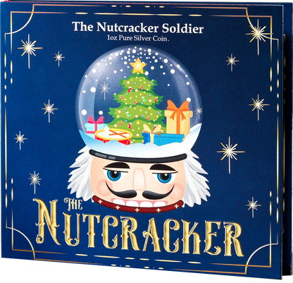 Solomon Islands 2021 $2 The Nutcracker Soldier 1oz Silver Coloured Shaped Coin