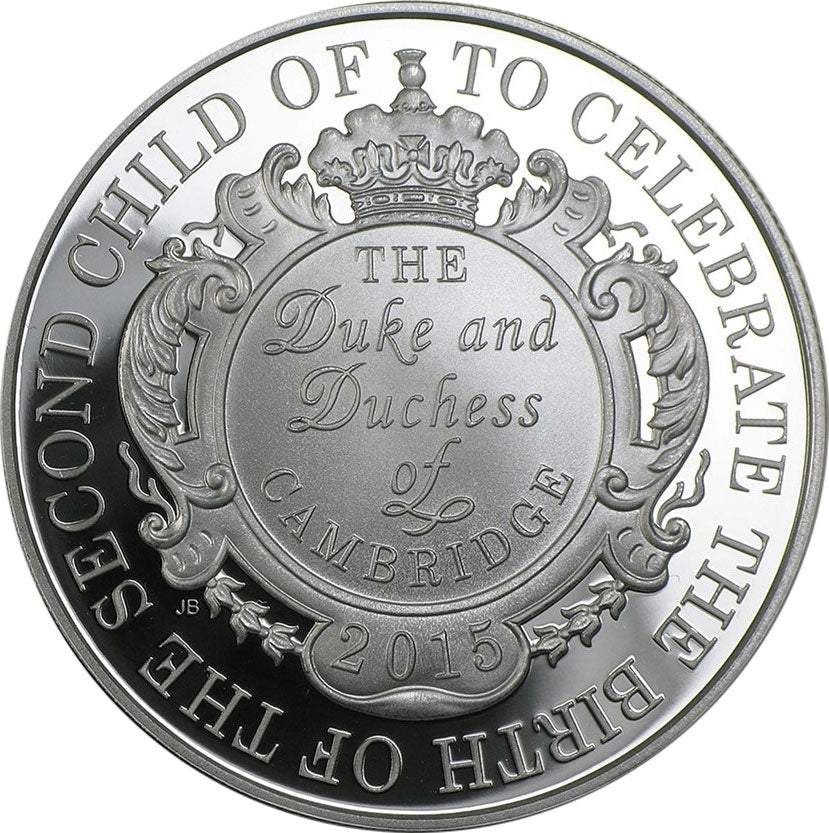UK 2015 £5 The Royal Birth Silver Proof Coin