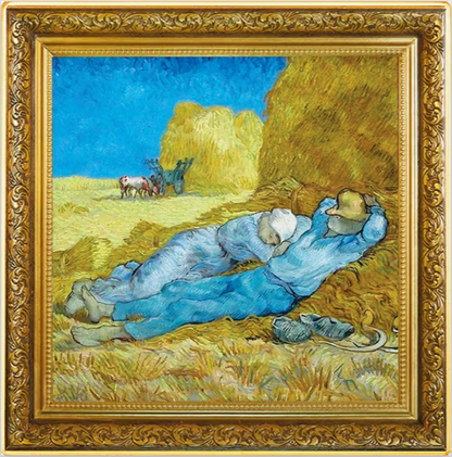 Niue 2023 $1 Vincent Van Gogh The Siesta Selectively Gold Plated 1oz Silver Coloured Proof Coin