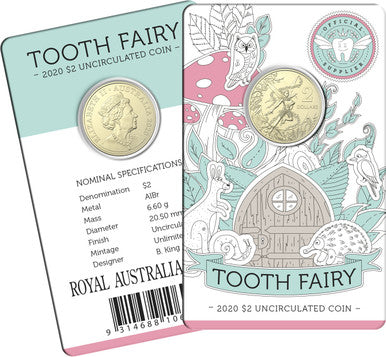 2020 $2 Tooth Fairy Uncirculated Coin