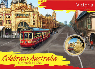 2009 $1 Celebrate Australia Coloured Uncirculated 8 Coin Set