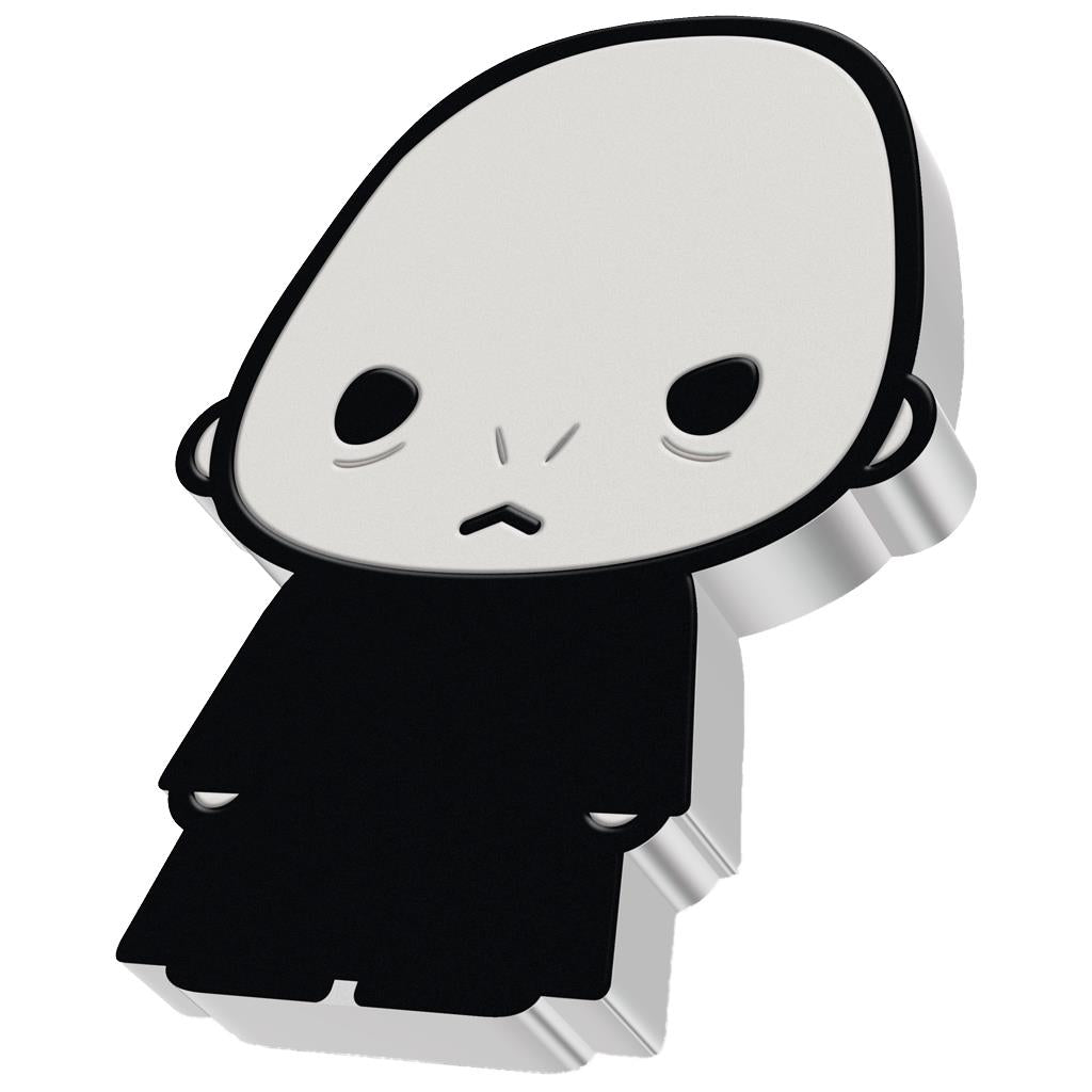 Niue 2021 $2 Chibi Harry Potter Lord Voldemort Shaped 1oz Silver Proof Coin