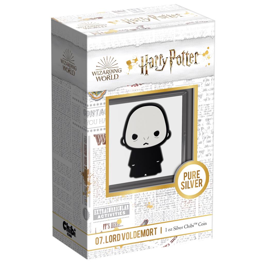 Niue 2021 $2 Chibi Harry Potter Lord Voldemort Shaped 1oz Silver Proof Coin
