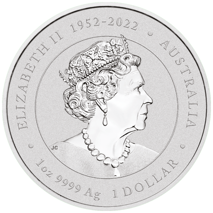 2024 $1 ANDA Brisbane Lunar Year of The Dragon White Dragon 1oz Silver Coloured Uncirculated Coin