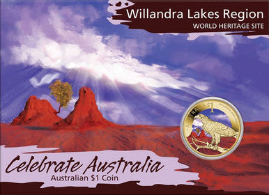 2012 $1 Celebrate Australia World Heritage Site Coloured Uncirculated 5 Coin Set