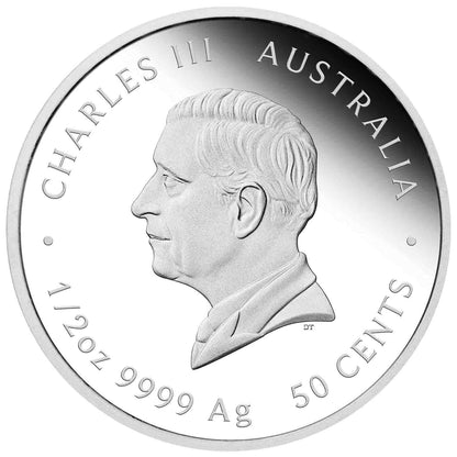 2025 50c Lunar Year of The Snake 1/2oz Silver Proof Coin