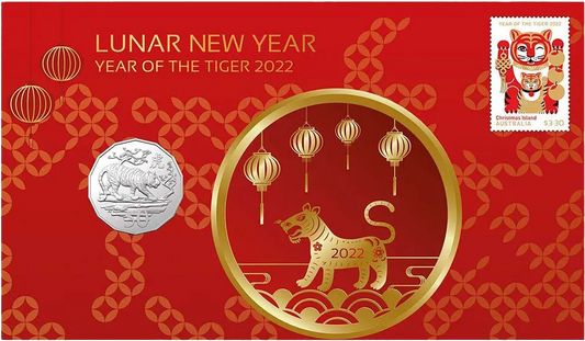 2022 50c Lunar New Year of The Tiger PNC