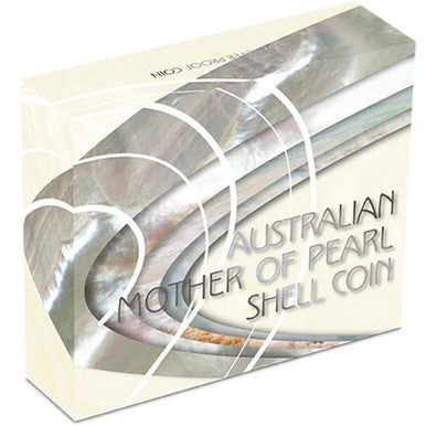 2015 $1 Australian Shell Mother of Pearl 1oz Silver Proof Coin