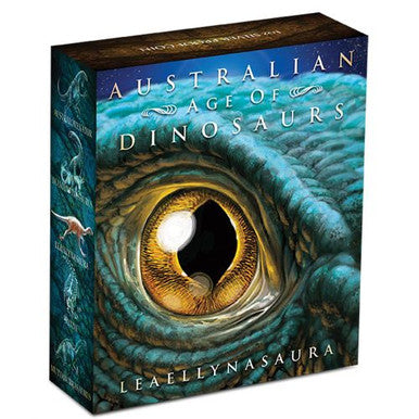 2015 $1 Australian Age of Dinosaurs Leaellynasaura 1oz Silver Coloured Proof Coin