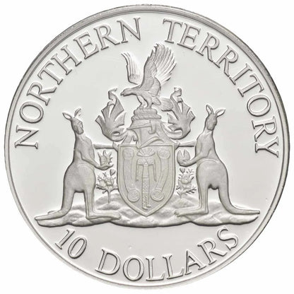 1992 $10 State Series Northern Territory Silver Proof Coin