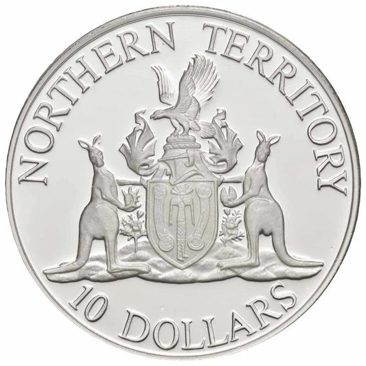 1992 $10 State Series Northern Territory Silver Proof Coin