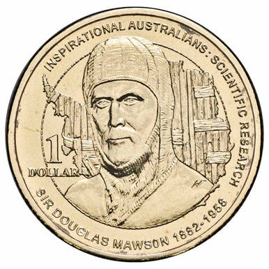 2012 $1 Sir Douglas Mawson PNC