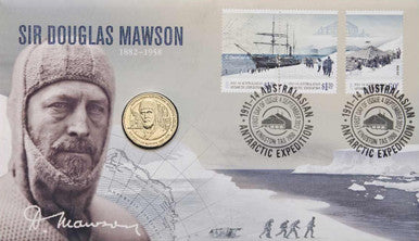 2012 $1 Sir Douglas Mawson PNC