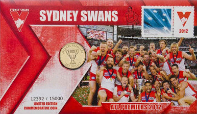 2012 $1 Sydney Swans AFL Premiers PNC