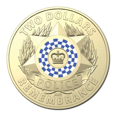 2019 $2 Police Remembrance Coloured Uncirculated Mint Roll