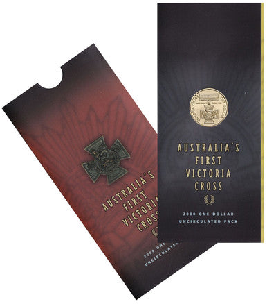 2000 $1 Australia's First Victoria Cross Uncirculated Coin