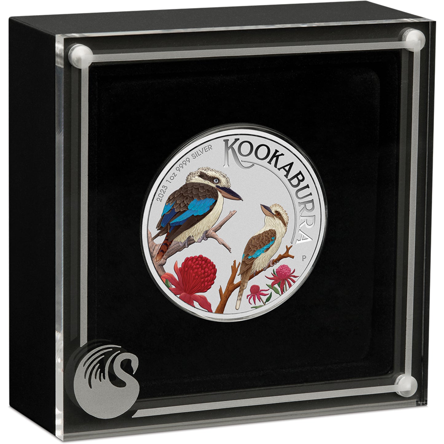 2023 $1 WMF Berlin Australian Kookaburra 1oz Silver Colour Uncirculated Coin