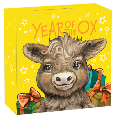 Year of the Ox 2021 50c Baby Ox 1/2oz Silver Proof Coin