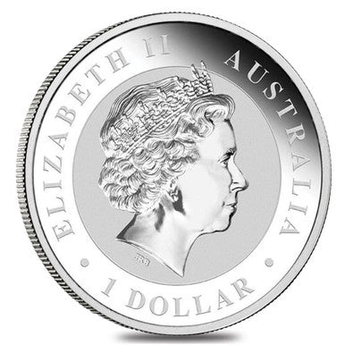 2016 $1 WMF Berlin Australian Kookaburra 1oz Silver Coloured Proof Coin
