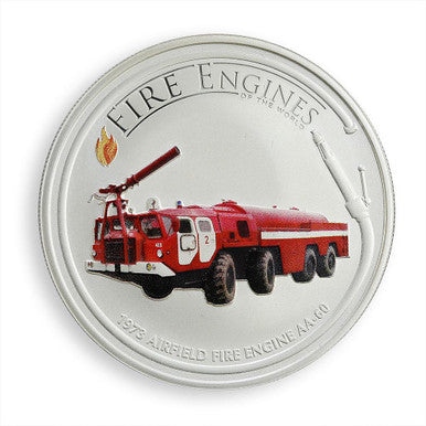 Cook Islands 2006 $1 Fire Engines of The World - Russia 1oz Silver Coin