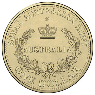 2016 $1 Australia's First Mints Growth From Gold 'B' Counterstamp Uncirculated Coin