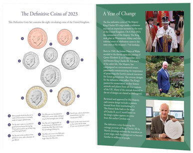 King Charles III Definitives 2023 UK Brilliant Uncirculated Coin Set