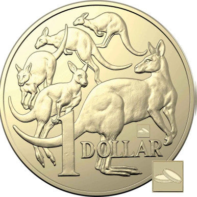 2022 Downies 90th Anniversary $1 Roos Coin Stack Privymark Coin Pack