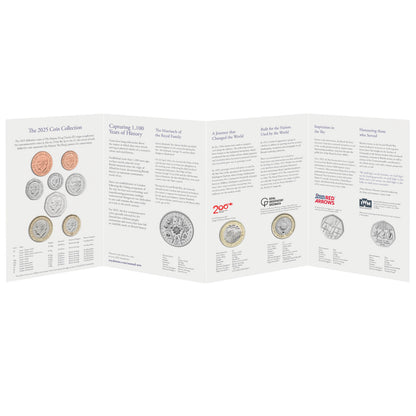 UK 2025 United Kingdom Uncirculated Annual Coin Set