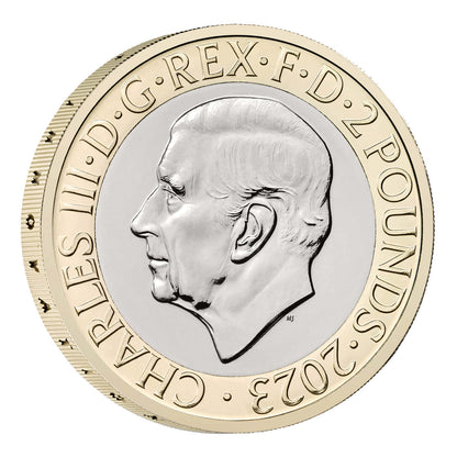 UK 2023 £2 Edward Jenner Uncirculated Coin