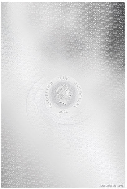 Niue 2022 $1 Star Wars Season's Greetings Have Yourself A Wookiee Little Christmas 5g Silver Foil with Coin Set