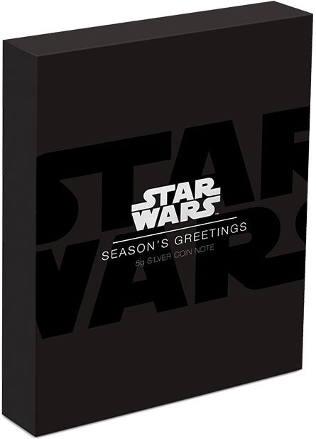 Niue 2022 $1 Star Wars Season's Greetings Have Yourself A Wookiee Little Christmas 5g Silver Foil with Coin Set