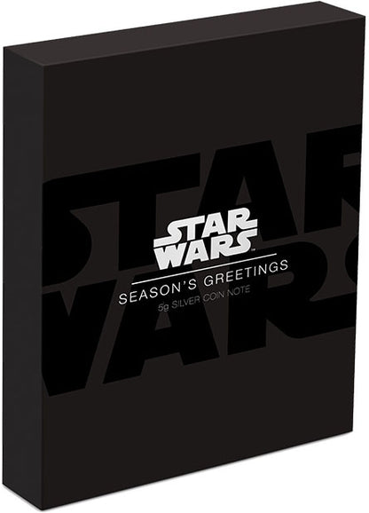 Niue 2022 $1 Star Wars Season's Greetings Have Yourself A Wookiee Little Christmas 5g Silver Foil with Coin Set