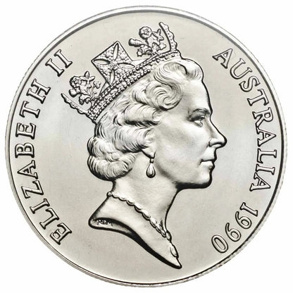 1990 $10 State Series Western Australia Silver Uncirculated Coin