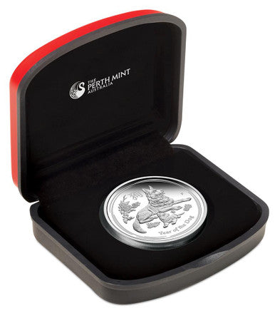 2018 50c Lunar Year of The Dog 1/2oz Silver Proof Coin