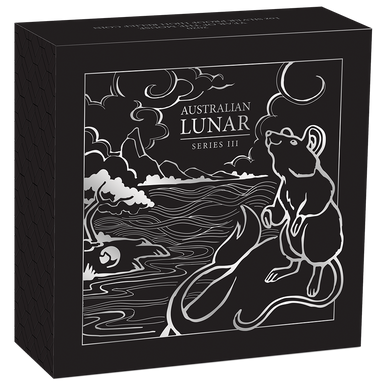 2020 $1 Lunar Year of The Mouse 1oz Silver High Relief Proof Coin