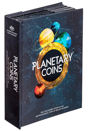 2017 Planetary Coins Astronomical Pop-Up Solar System 10 Coin Set