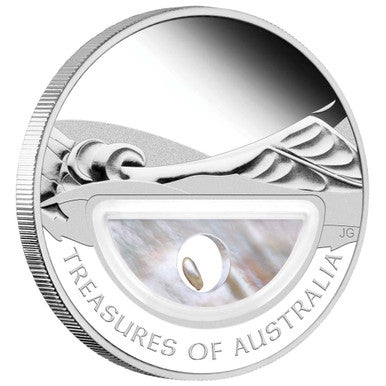 2011 $1 Treasures of Australia Pearls 1oz Silver Proof Coin