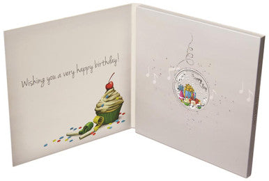 2017 $1 Happy Birthday 1oz Silver Coloured Uncirculated Coin