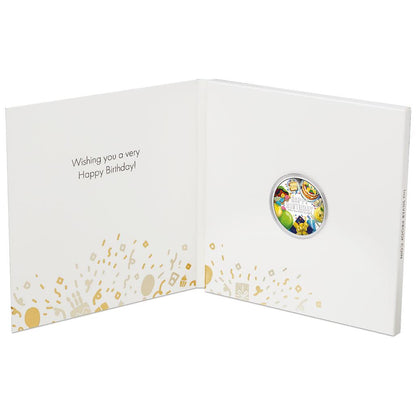 2023 $1 Happy Birthday 1oz Silver Coloured Proof Coin