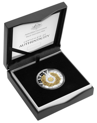 2016 $5 Australian Olympic Team Selectively Gold Plated 1oz Silver Proof Coin