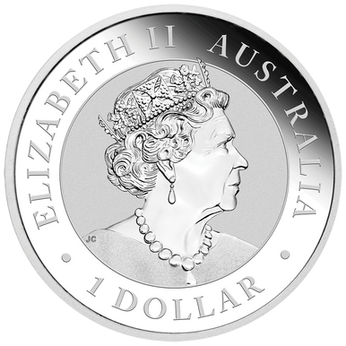2019 $1 Australian Kangaroo 1oz Silver High Relief Proof Coin
