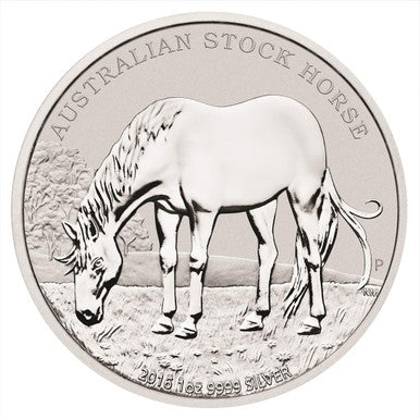 2016 $1 The Australian Stock Horse 1oz Silver Uncirculated Coin