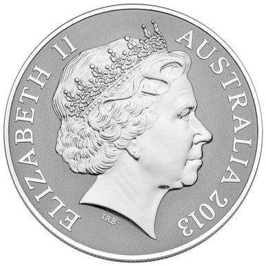 2013 $1 Kangaroo Explorer's First Sightings 1oz Silver Uncirculated Coin