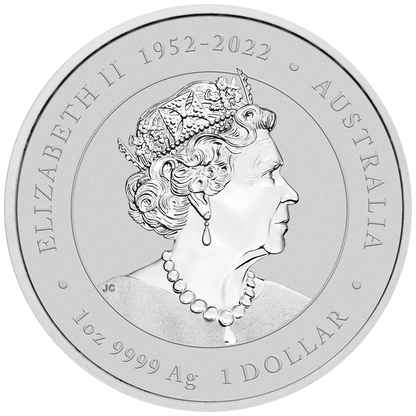 2024 $1 Lunar Year of The Dragon Purple Dragon 1oz Silver Coloured Uncirculated Coin