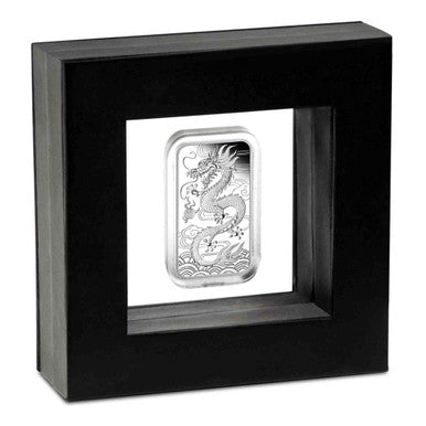 2018 $1 Dragon 1oz Silver Proof Rectangular Coin