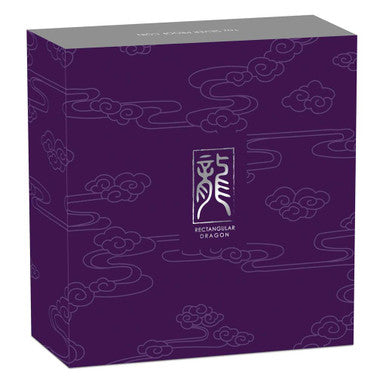 2018 $1 Dragon 1oz Silver Proof Rectangular Coin