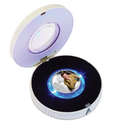 Tuvalu 2015 $1 Star Trek Captain James T. Kirk 1oz Silver Coloured Proof Coin