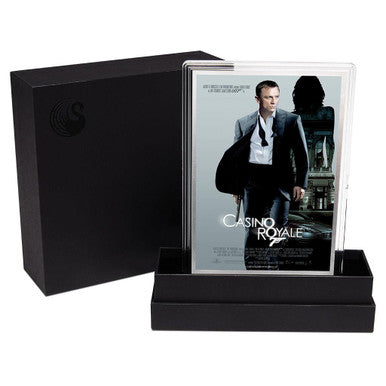 2020 James Bond 007 Casino Royale Movie Poster 5g Silver Foil