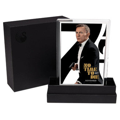 2020 James Bond 007 No Time To Die Movie Poster 5g Silver Foil